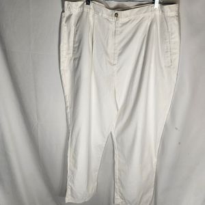 NWT Two Twenty White Pants with Pockets Plus Size 26W